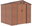 Brown 213 × 190 × 191 cm