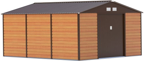 G21 Garden house GAH 1300, brown 205 × 340 × 382 cm - Garden Shed - Main image