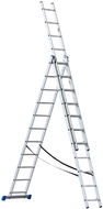 G21 6390389 Žebřík 3-dílný 7,6m, 33 příček - Žebřík