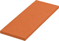 Ending Strip G21 Cherry Flat 0.9 x 9 x 200cm, Matt. WPC - WPC Accessory