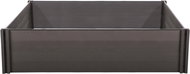 G21 Záhon vyvýšený CROP, dřevoplast, Eben 183 x 183 x 54 cm - Raised Garden Bed