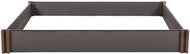 G21 Záhon vyvýšený CROP, dřevoplast, Eben 183 x 183 x 27 cm - Raised Garden Bed