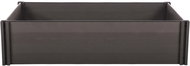 G21 Záhon vyvýšený CROP, dřevoplast, Eben 183 x 143 x 54 cm - Raised Garden Bed