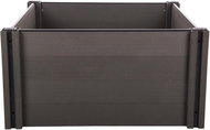 G21 Záhon vyvýšený CROP, dřevoplast, Eben 106 x 106 x 54 cm - Raised Garden Bed