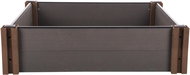G21 Záhon vyvýšený CROP, dřevoplast, Eben 106 x 106 x 27 cm - Raised Garden Bed