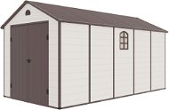 G21 Domek zahradní BOSTON 1104, béžový 238 × 241 × 456 cm - Zahradní domek