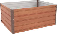 G21 DAISY raised garden bed, metal, brown 120 x 90 x 52 cm - Raised Garden Bed