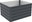 Raised garden bed DAISY, sheet metal, anthracite 100 x 80 x 52 cm