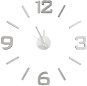 Nástenné hodiny Classic Style, nalepovacie, strieborné - Nástěnné hodiny