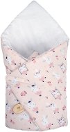 Maceshka Swaddle Blanket Print Bunnies Ballerinas, Pink Background - Swaddle Blanket