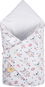 Maceshka Swaddle Blanket Print Bunnies Ballerinas, White Background - Swaddle Blanket