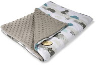 Maceshka Blanket Minky Print Teddy Bear with Clouds - Blanket