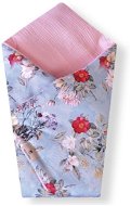 Maceshka Wrap Nature Muslin and Cotton Swaddle Blanket Wild Rose, Muslin Rose Blush - Swaddle Blanket