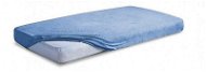 Maceshka Nepriepustné prestieradlo froté 120 × 60cm modrá - Plachta na posteľ