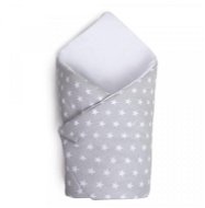 Maceshka Wrap basic white, white stars - Swaddle Blanket