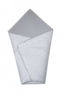Maceshka Wrap basic grey, grey polka dot - Swaddle Blanket