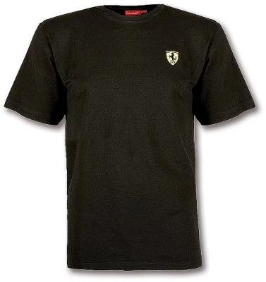SCUDERIA FERRARI|Mens crew neck tee black||M - T-Shirt - Main image