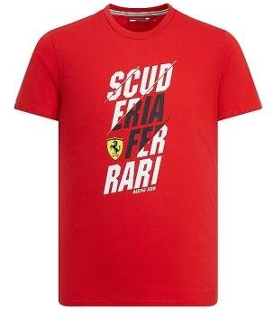 SCUDERIA FERRARI|Ferrari men's Angled graphic||L - T-Shirt - Main image