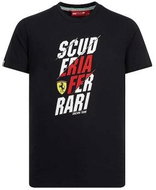 SCUDERIA FERRARI|Ferrari T-shirt Angled graphic black||L - T-Shirt
