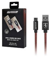 SCUDERIA FERRARI|Ferrari Charging Cable for iPhone, Red| - Data Cable