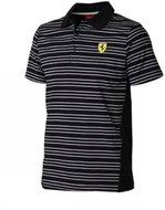 SCUDERIA FERRARI|Ferrari mens. polo black white stripes ||S - T-Shirt