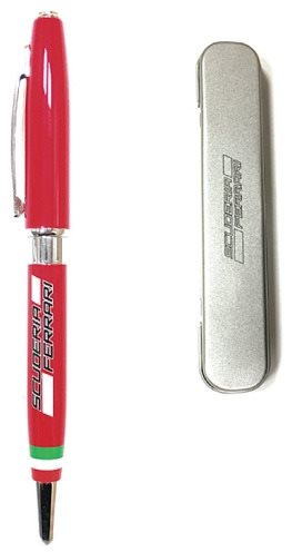 SCUDERIA FERRARI | Luxury Pen Scuderia Silver Case| - Ballpoint Pen - Main image