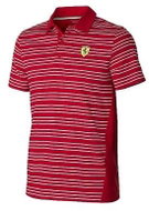 SCUDERIA FERRARI|Men's polo with stripes||M - T-Shirt
