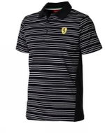 SCUDERIA FERRARI|Men's polo with stripes||S - T-Shirt