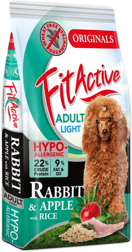FITACTIVE Adult Hypoallergenic Wheat-Free Rabbit 4kg - Dog Kibble - Main image