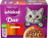 WHISKAS Duo Classic Selection in Jelly 12×85g - Cat Food Pouch
