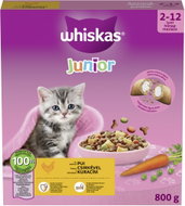 Whiskas Junior Dry Cat Food with Chicken 800g - Cat Kibble