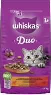 Whiskas DUO Dry Food for Adult Cats Meat Combination 1.4kg - Cat Kibble