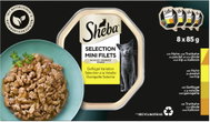 Sheba Select Slices alutálkás macskaeledel válogatás baromfihússal mártásban 8× 85 g - Alutasakos macskaeledel