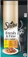 Sheba Fresh Cuisine Taste of Paris Mixed Selection with Poultry in Gravy 6×50g - Cat Food Pouch