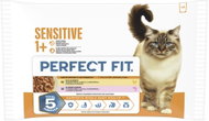 Perfect Fit Sensitive Wet Cat Food Chicken and Fish Selection 4 × 85g - Cat Food Pouch