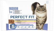 Perfect Fit Indoor 1+ Wet Cat Food Chicken and Fish Selection 4×85g - Cat Food Pouch
