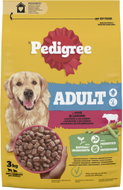 Pedigree Dry Food with Beef and Vegetables for Adult Dogs 3kg - Dog Kibble