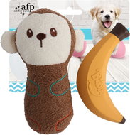 AFP Little Buddy Monkey and Banana - Dog Toy