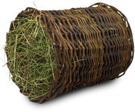 JR Farm Willow wicker tunnel with hay large 1 piece - Treats for Rodents