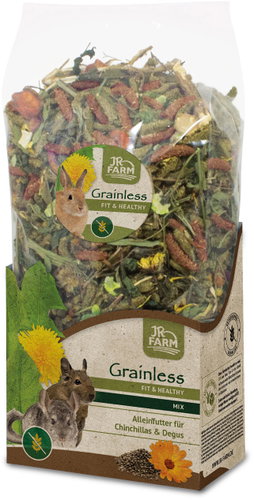 JR Farm Chinchilla and Asparagus Grainless Health Mix 600 g - Rodent Food - Main image