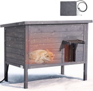 VEVOR insulated wooden cat house for outdoor cats 87 x 53.5 x 69cm - Pet Bed