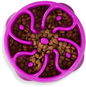 Outward Hound Zpomalovací miska Fun Feeder Flower Fialová / Medium - Miska pro psy