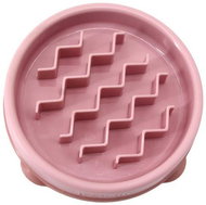 Outward Hound Fun Feeder Wave Slow Bowl Pink / Small - Dog Bowl