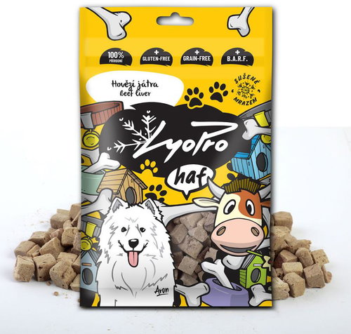 Lyopro Freeze dried beef liver - Dog Treats - Main image