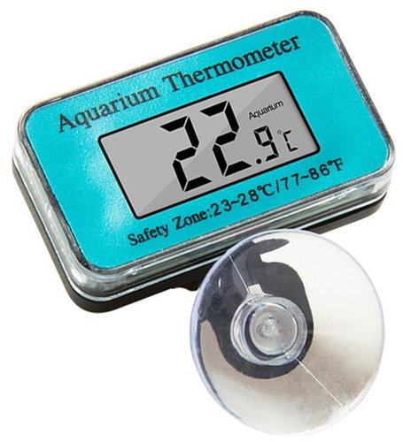 APT Akvarijní teploměr s přísavkou a LCD displejem, vodotěsný - Aquarium Supplies - Main image