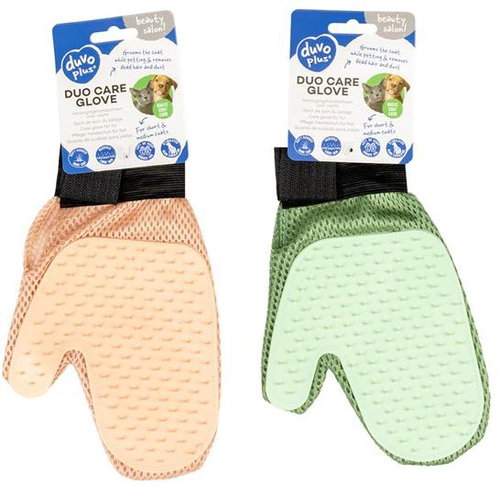 DUVO+ Hair brushing gloves 21×15,5×1,5 cm mix of colours - Deshedding Glove - Main image