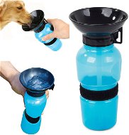 Verk Cestovní láhev pro psy s miskou - 0,5 l - Travel Bottle for Cats and Dogs