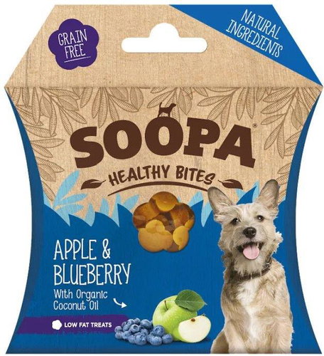 Soopa Healthy pieces with apple and blueberry 50 g - Dog Treats - Main image