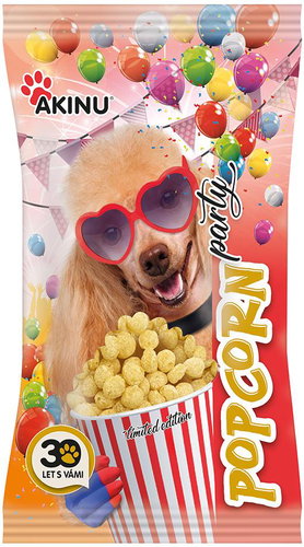 Akinu popcorn with liver 60 g - Dog Treats - Main image