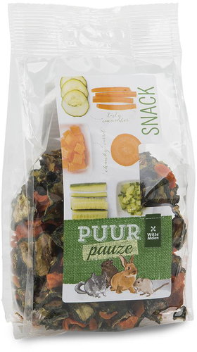 Witte Molem Puur Delicious mixture with cucumber and carrot for rodents 100 g - Treats for Rodents - Main image